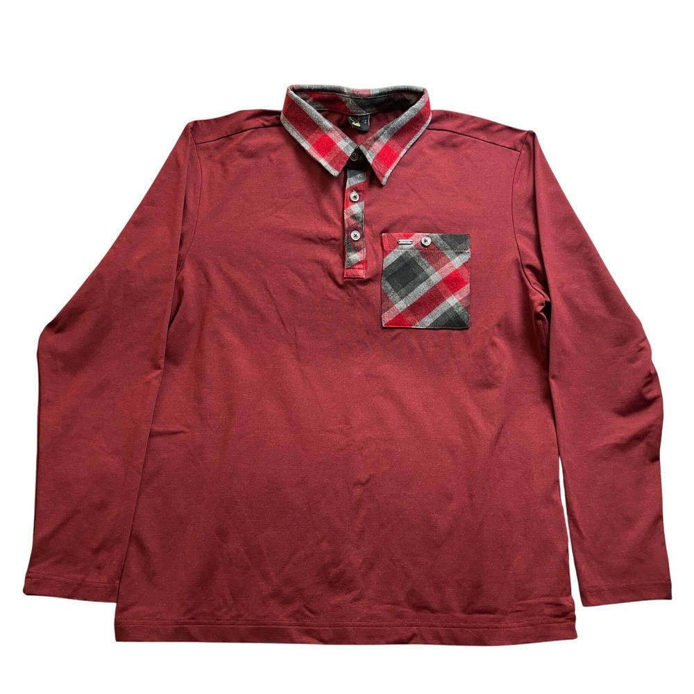 Salewa Shirt Mens Extra Large Plaid Contrast Preppy Academia Polo Career